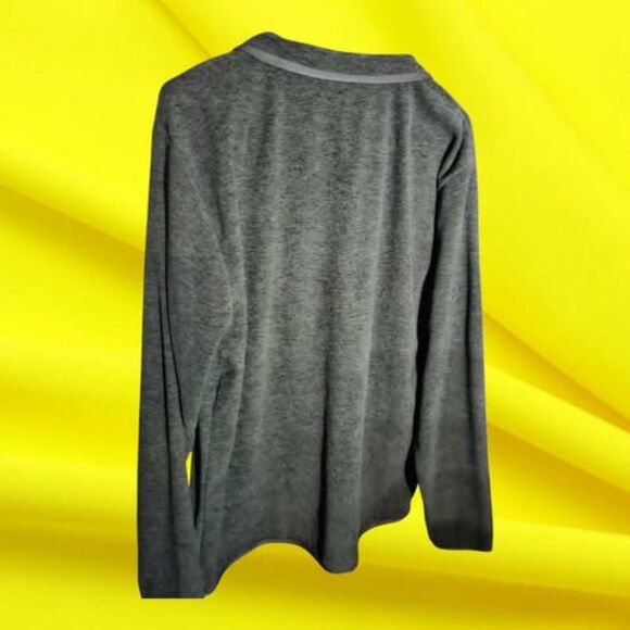 DIP 1/4 Pullover Dark Green Size L (3529) - Picture 2 of 3